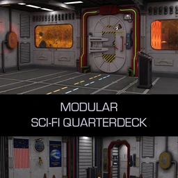 Modular Sci-Fi Quarterdeck