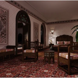 Moroccan Riad Bedroom