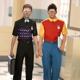 Nerdy Guy Outfit Textures