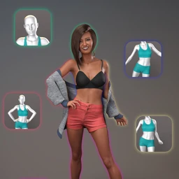 NG Build Your Own Standing Poses for Genesis 8 Female