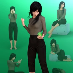 Nocturne Poses for Genesis 8 Female