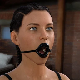 Open Wide Gag For Genesis 8 Female