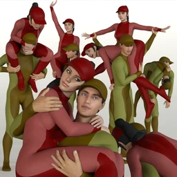 People Carrying People – 25 Pose Pairs (Genesis 8)