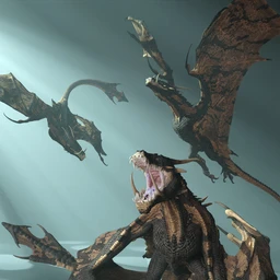 Quixotry’s Poses for HH Wyvern