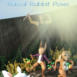 Rascal Rabbit Poses for Genesis 8 Female