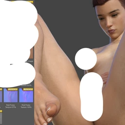 Real Pussy For Genesis 8 Female for G8 Genitalia