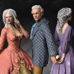 Regal Romance – Historical Pattern Iray Shader Presets