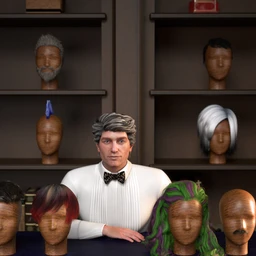 RSSY Hair Converter from Genesis 2 Male to Genesis 8 Male