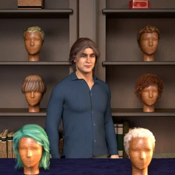 RSSY Hair Converter from Michael 4 to Genesis 8 Male