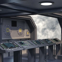Sci-fi Computer Room