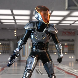 Sci-Fi Guard Outfit for Genesis 8 Male(s)