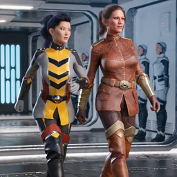 Sci-fi Officer Outfit Textures