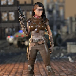 Sci-Fi Raider Outfit for Genesis 8 Female(s)