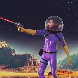 Sci-Fi Retro Space Suit for Genesis 8 Male(s)