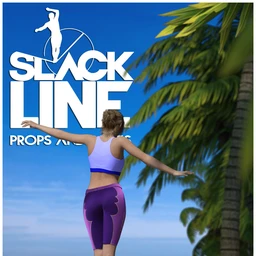 Slackline and Poses for Genesis 8