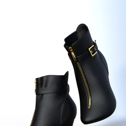 Strapped Ankle Boots for Genesis 8 Female(s)