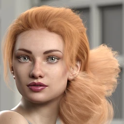 Texture Expansion for Low Updo Hair