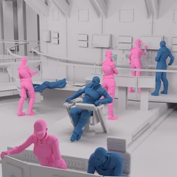 The Core Command Center Poses for Genesis 8 Male and Female