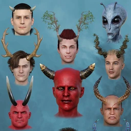 Universal Horns for Genesis 8 Male(s)