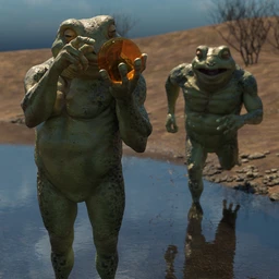 Variety Poses for Bullwarg HD and Genesis 8 Male