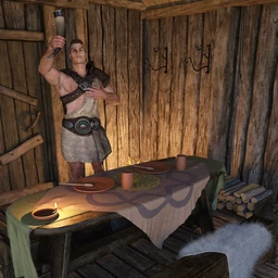 Viking Longhouse Vignette