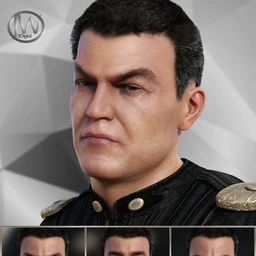 Warrior Expressions for Genesis 8 Male and Vladimir 8