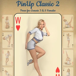 WMs PinUp Classic 2 – Poses for Genesis 3 and 8 Females