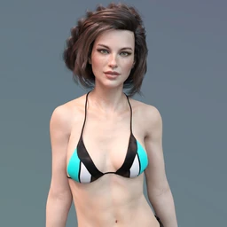 X-Fashion FunLines Bikini for Genesis 8 Female(s)