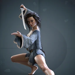 X-Fashion Warrior Kimono for Genesis 8 Female(s)
