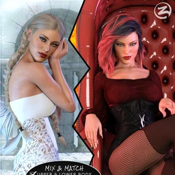 Z Angel & Devil – Poses, Partials and Expressions for Genesis 3 & 8 Female