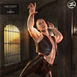 Z Fearless Warrior – Poses and Partials for Genesis 3 & 8 Male