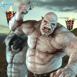 Z Merciless Warrior Poses and Expressions for Ogre HD