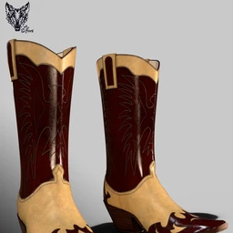 ZK Country Boots for Genesis 3 and 8 Female(s)