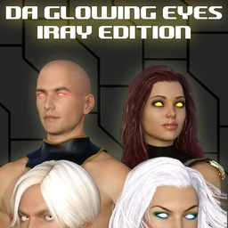 DA Glowing Eyes Iray Edition for Genesis 3