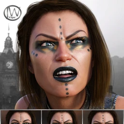 Discoverer – Expressions for Genesis 8 Female and Angharad 8