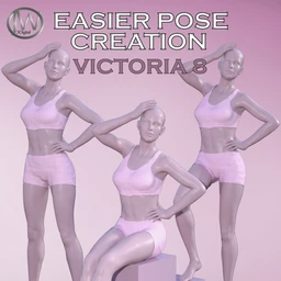 Easier Pose Creation for Genesis 8 Female and Victoria 8