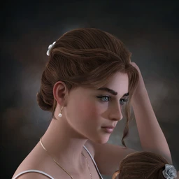 Ellya Classic Updo for Genesis 8 Female(s)