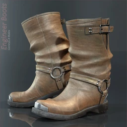 Engineer Boots for Genesis 8 Male(s)