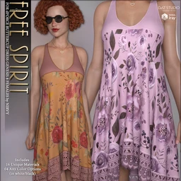 Free Spirit for dForce Buttercup Dress