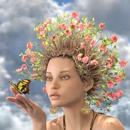 Garden Hair for Genesis 8 Female(s)