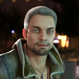 Harold and Hair for Genesis 8 Male