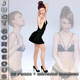 Just Gorgeous Poses for G3F