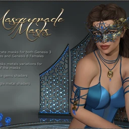 Masquerade Masks – Genesis 3-8 Females