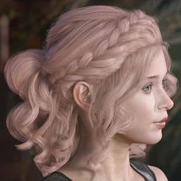 Mercedes Hair for Genesis 3 and 8 Female(s)