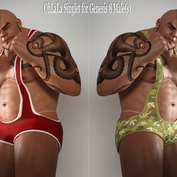 OhLaLa Singlet for Genesis 8 Male dForce
