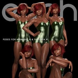 Shimuzu’s Evah Poses for Monique 8 and Victoria 8