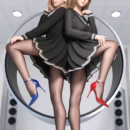 SVM’s Separate High Heels for Genesis 8 Female(s)