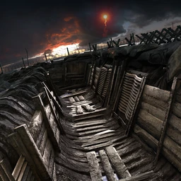 WW1 Trench, No Man’s Land