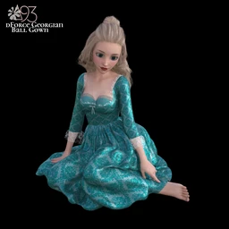 a93 – dForce Georgian Ball Gown