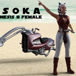 Ahsoka For Genesis 8 Female and Daz Studio